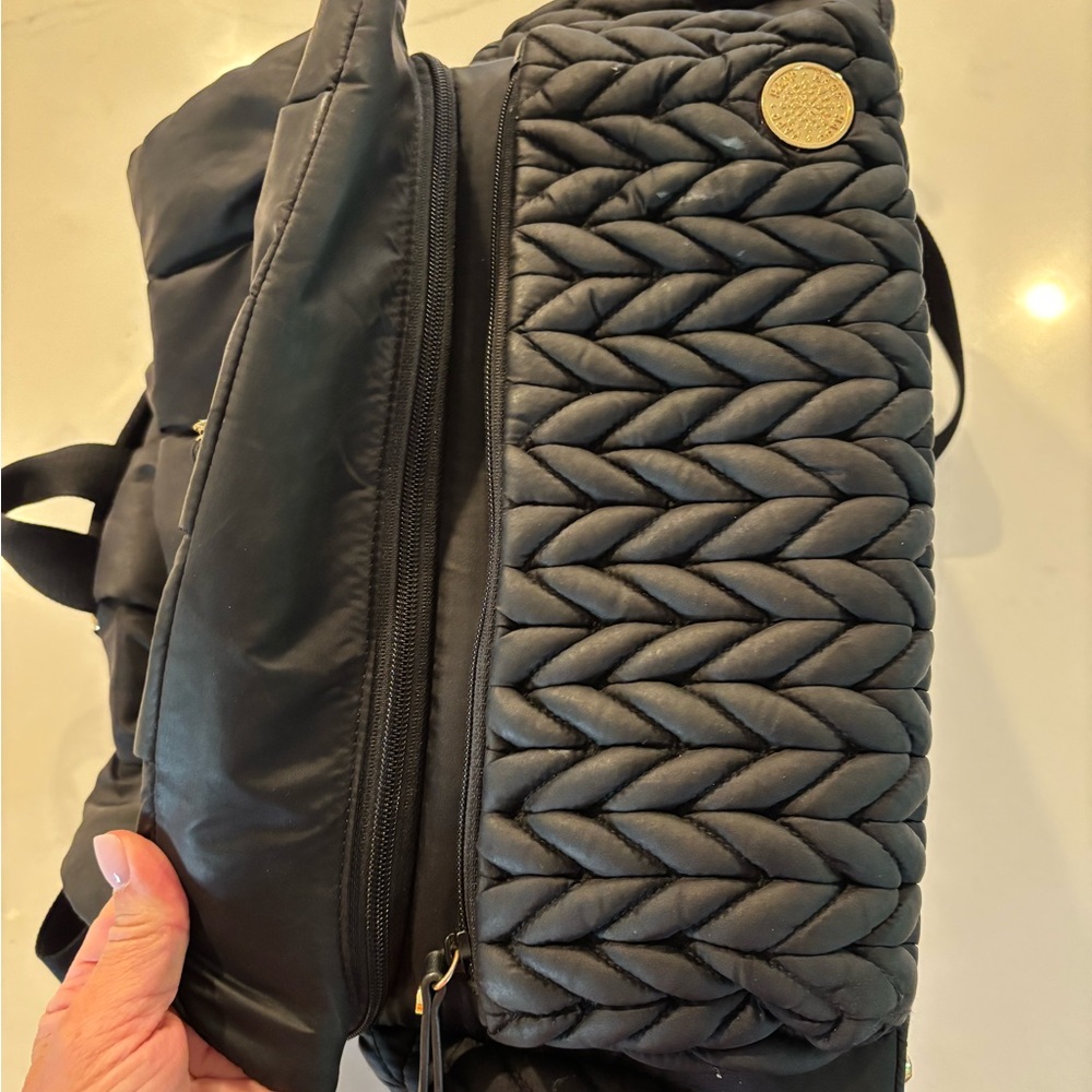 HAPP•black levy backpack diaper bag EUC - Picture 9 of 14